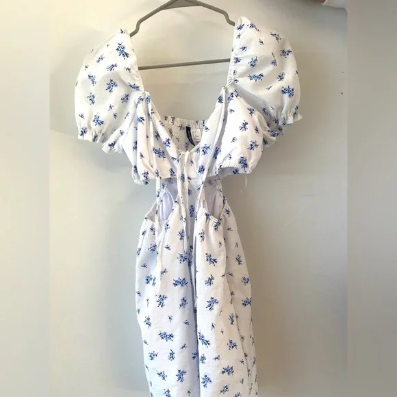 asymmetric dress Catherine asymmetrical pleated maxi dress in Baby-blue